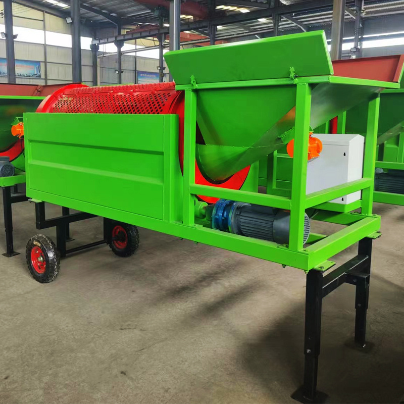 Hot Sale Carbon Steel Material Compost Small Trommel Screen rotating sieve aggregate trommel