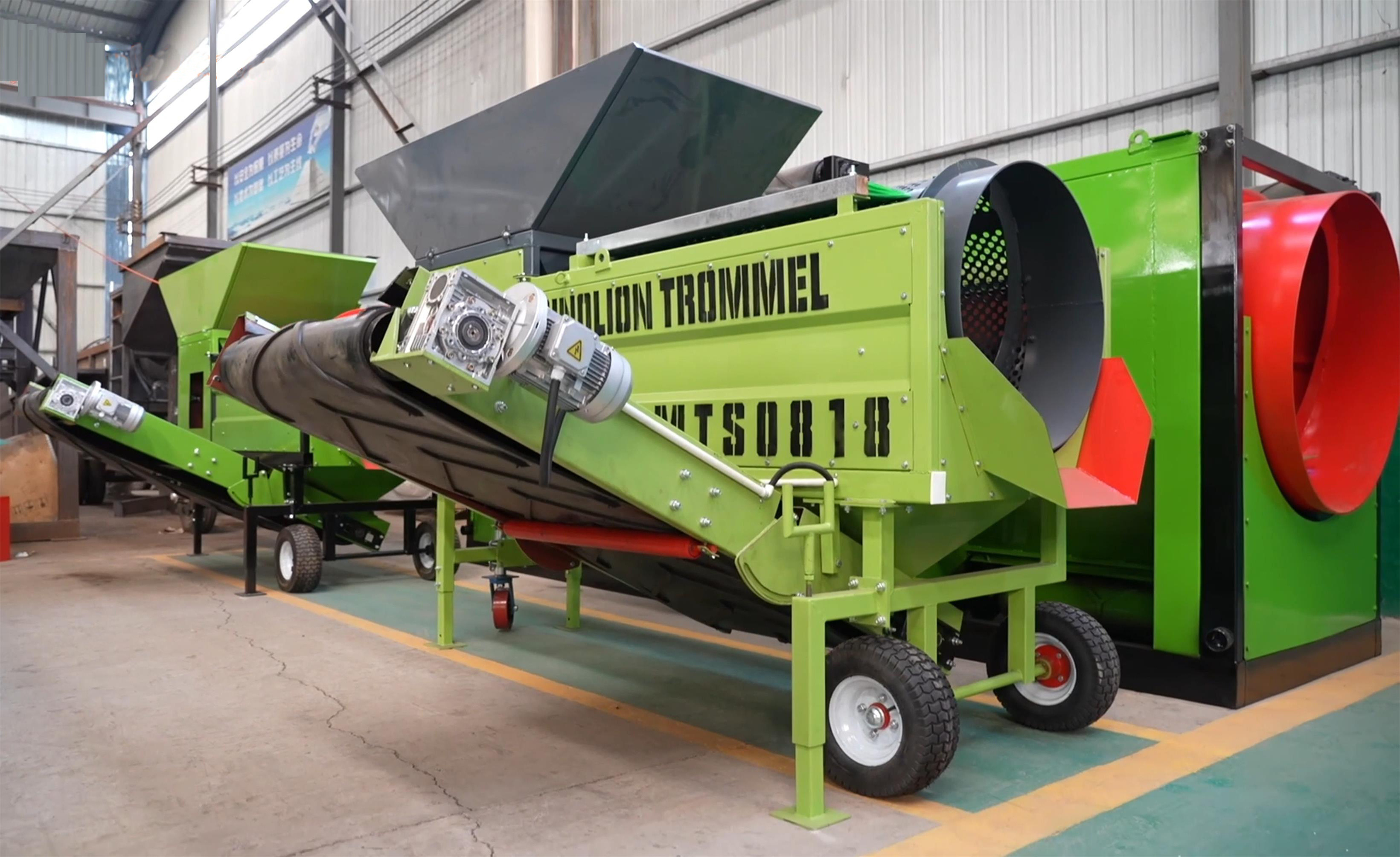 Factory price compost drum sieve sand stone separator small trommel screen rotary drum compost screen