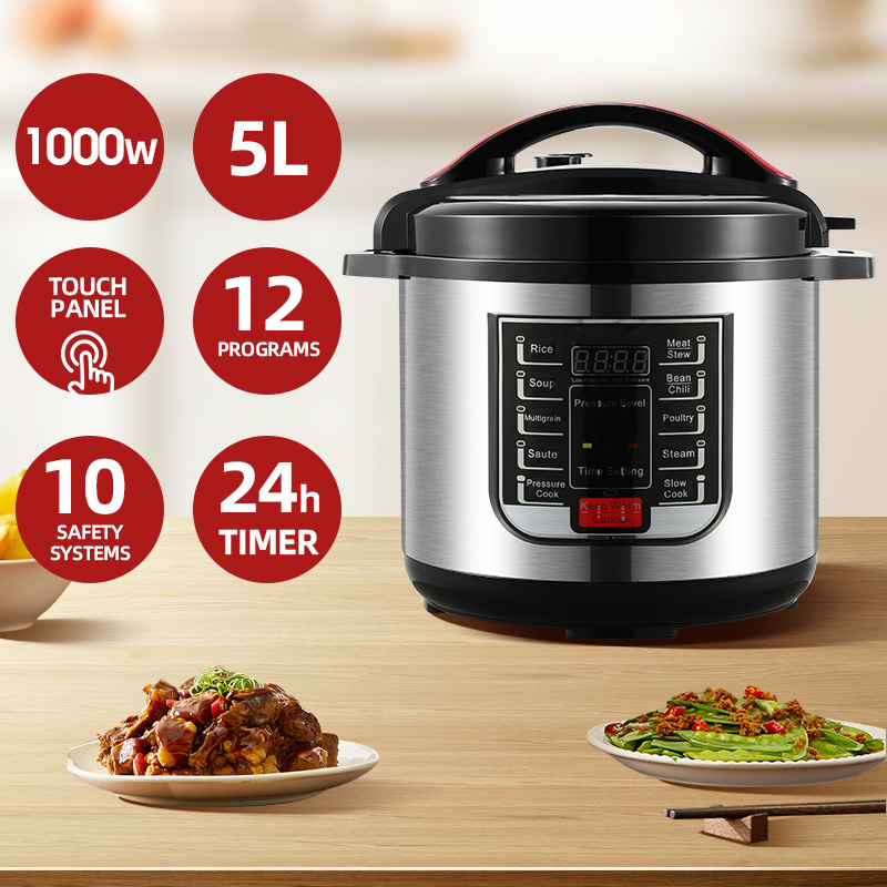 factory Best Seller  Programmable Pot Pressure Rice Cooker 1000w multi function 6l electric pressure cooker inner cooking pot