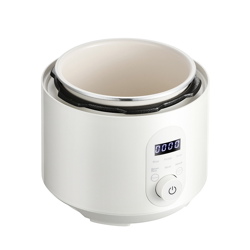 Rotating button electric pressure cooker multifunctional and multi-purpose car mounted stainless steel pressure cooker