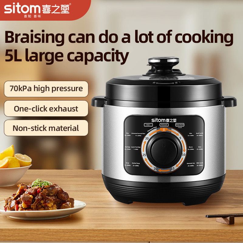 Good Quality Hot Sell Cooking Appliances Large Capacity 1000w 5L Non Stick Electric Drum Rice Cooker