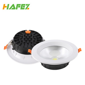 Cheap Easy installation aluminum IP20 3000k-6500k round 4 6 inch recessed lights led cob downlight