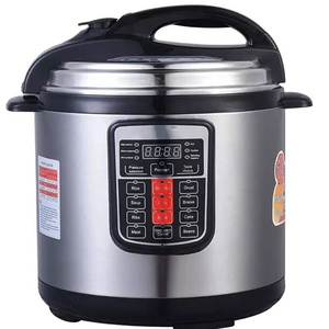 2024 Popular Supply OEM/ODM Multifunctional Instant Crock Cooking Pot Duo Set Non-Stick Cookware 6L Electric Pressure Cooker