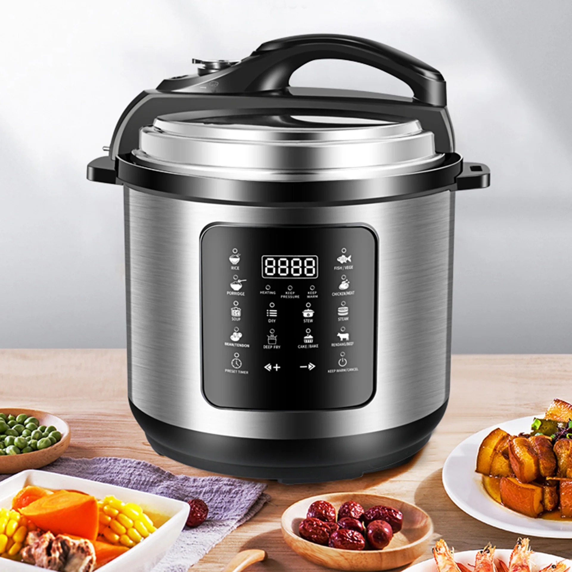 Factory Supplier  Multifunction Pressure Cooker Household 6l Non-stick Inner Pot Smart Electric Pressure Cookers