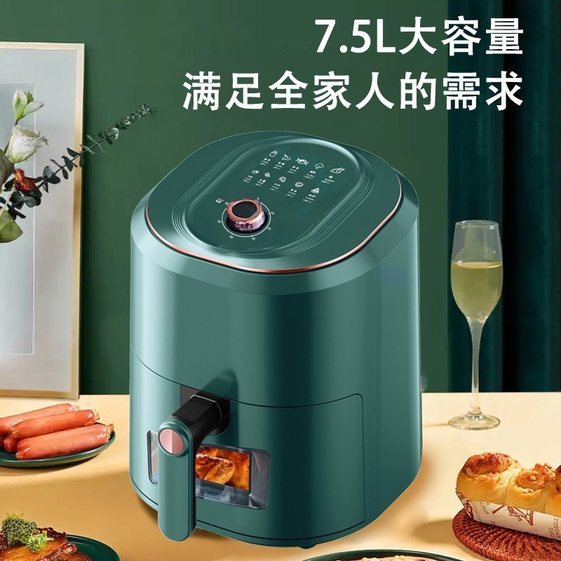 Support OEM  Oem Customized Liners Silicone Pot 4.5L 6L  8l 10l 12l Small Large Capacity Digital Electric Air Fryer