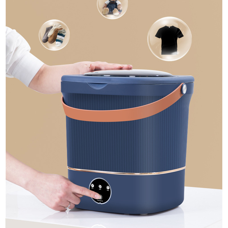 2024 new design best sell Electric Portable Folding Washer Machine with Spin Dry Foldable Mini Washing Machine