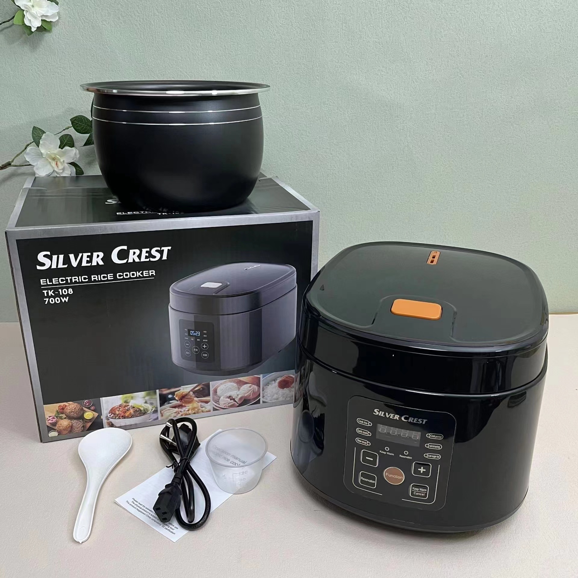 Hot Selling 5l 110v/220v  Large Capacity Automatic Smart Digital Touch Lcd Multi Non-stick Home Electric Digital Rice Cooker