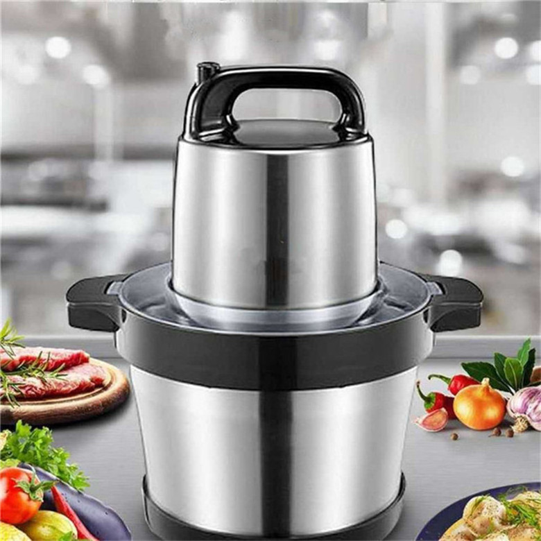 In stock 5L 6L 8L  Mini household chopper and vegetable kitchen electric capsule multifunctional slicer, meat grinder