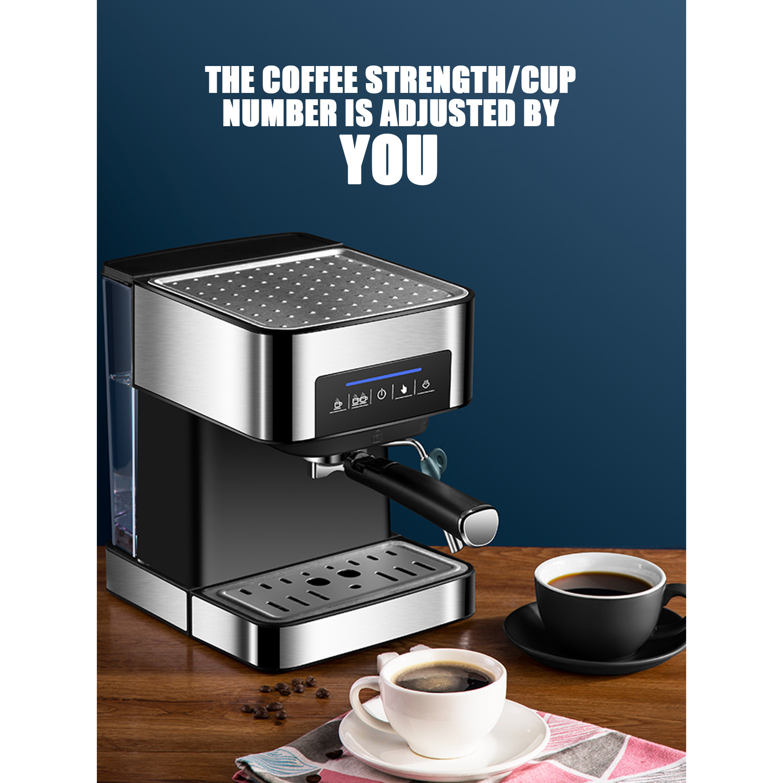 2024 New 110v/220v  American Drip airport Coffee Maker Brewer Digital Stainless Steel Electric comercial coffee machine