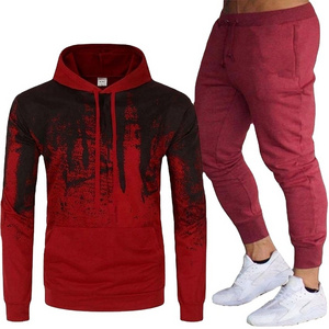 Men Gym Wear Set Running Track Suit Fitness Apparel Casual Tracksuit Sublimation Print men Track Suit