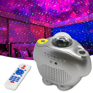 Remote control intelligent Blue tooth music audio indoor star light projector  water pattern star light projector