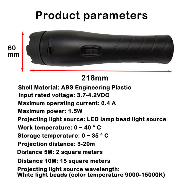 Animation flashlight Christmas atmosphere lighting Led Charger Flashlight