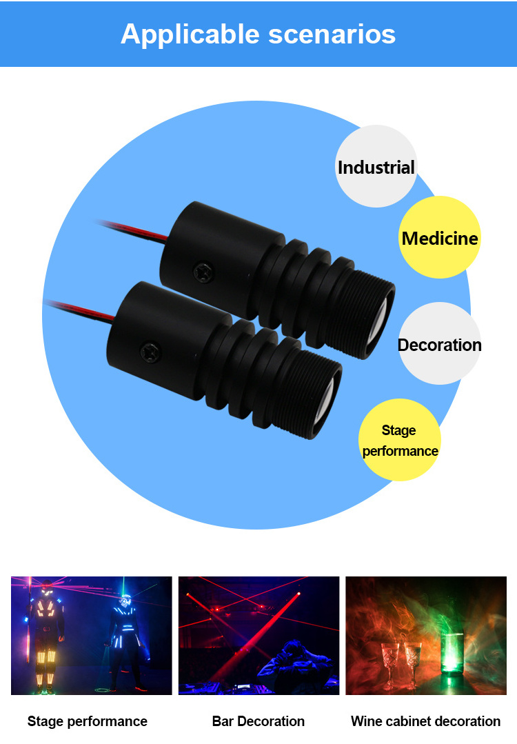 Laser bar nightclub KTV stage performance bar atmosphere green laser