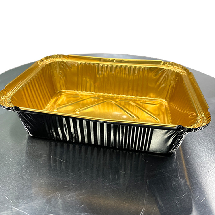 7 8 9 10 inch aluminum foil fast food containers disposable recyclable round household pizza bakery pie pans with lid