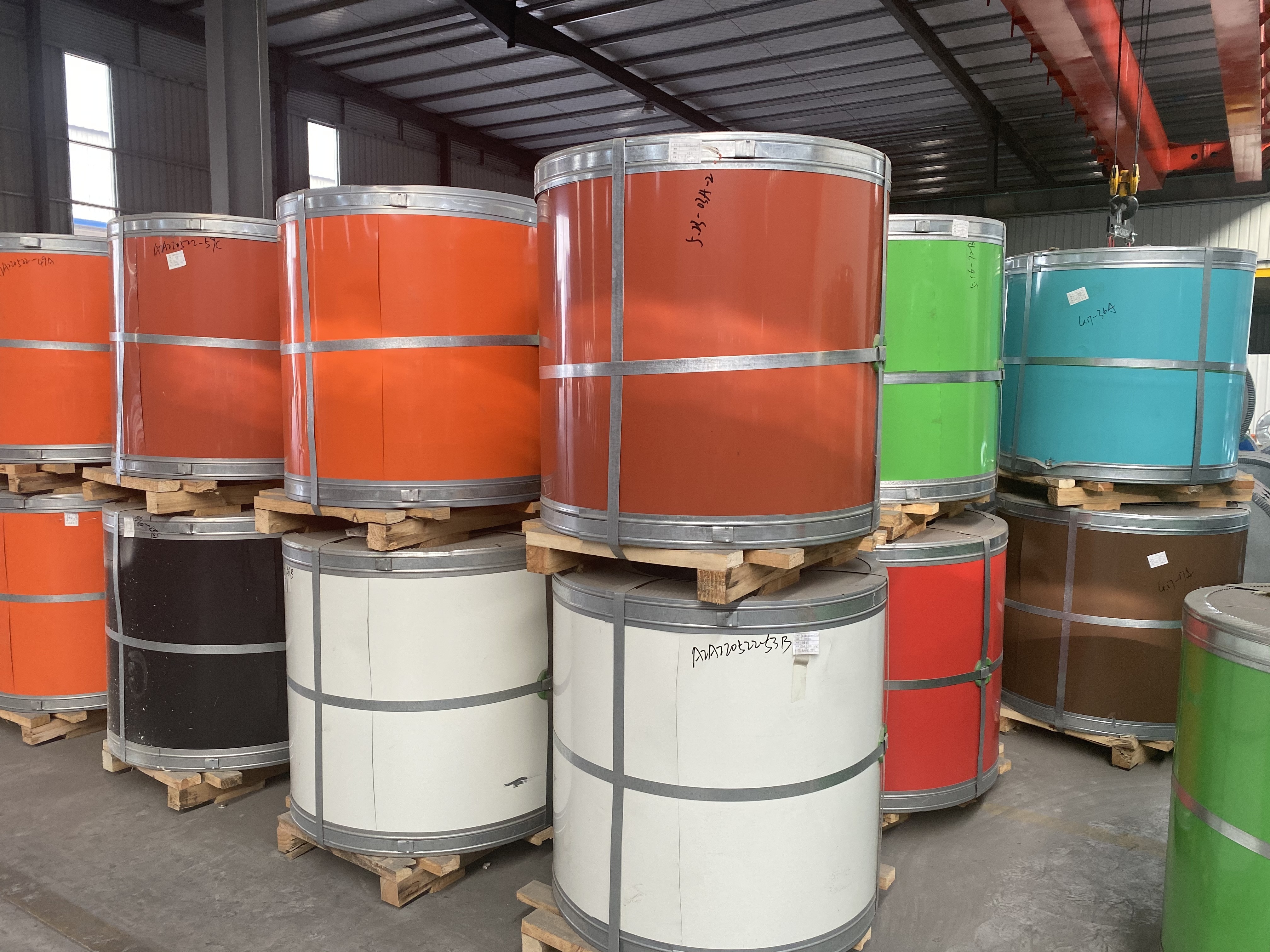 Low price factory direct sales high quality ppgi color coated galvanized steel sheet in coils