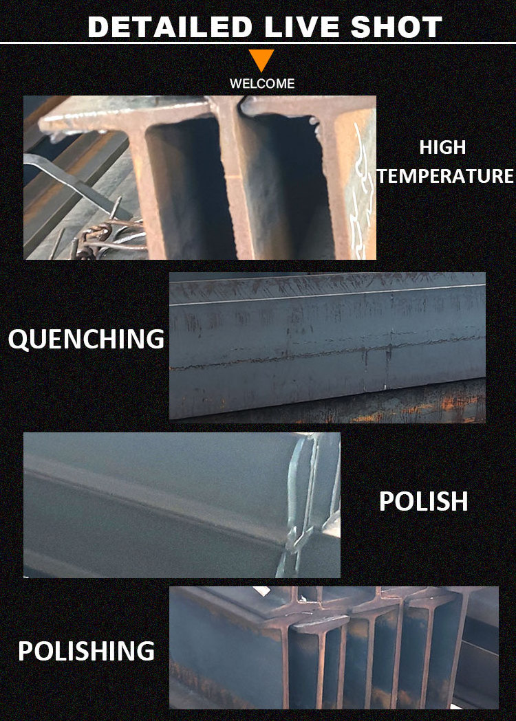 Good Quality 100 UC 150 UC Galvanised h steel retaining wall posts for Australia