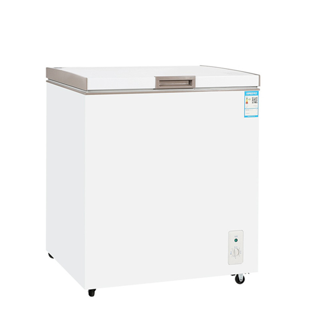 Hot selling chest freezer with hinge multiple sizes commercial deep freezer static cooling with one door big capacity