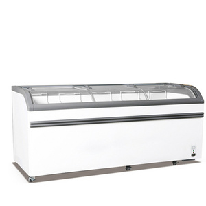 food storage ice cream freezer island freezer supermarket refrigeration sliding glass door chest freezer