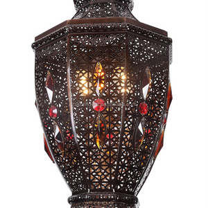 Islamic iron hanging lighting fixture moroccan pendant light