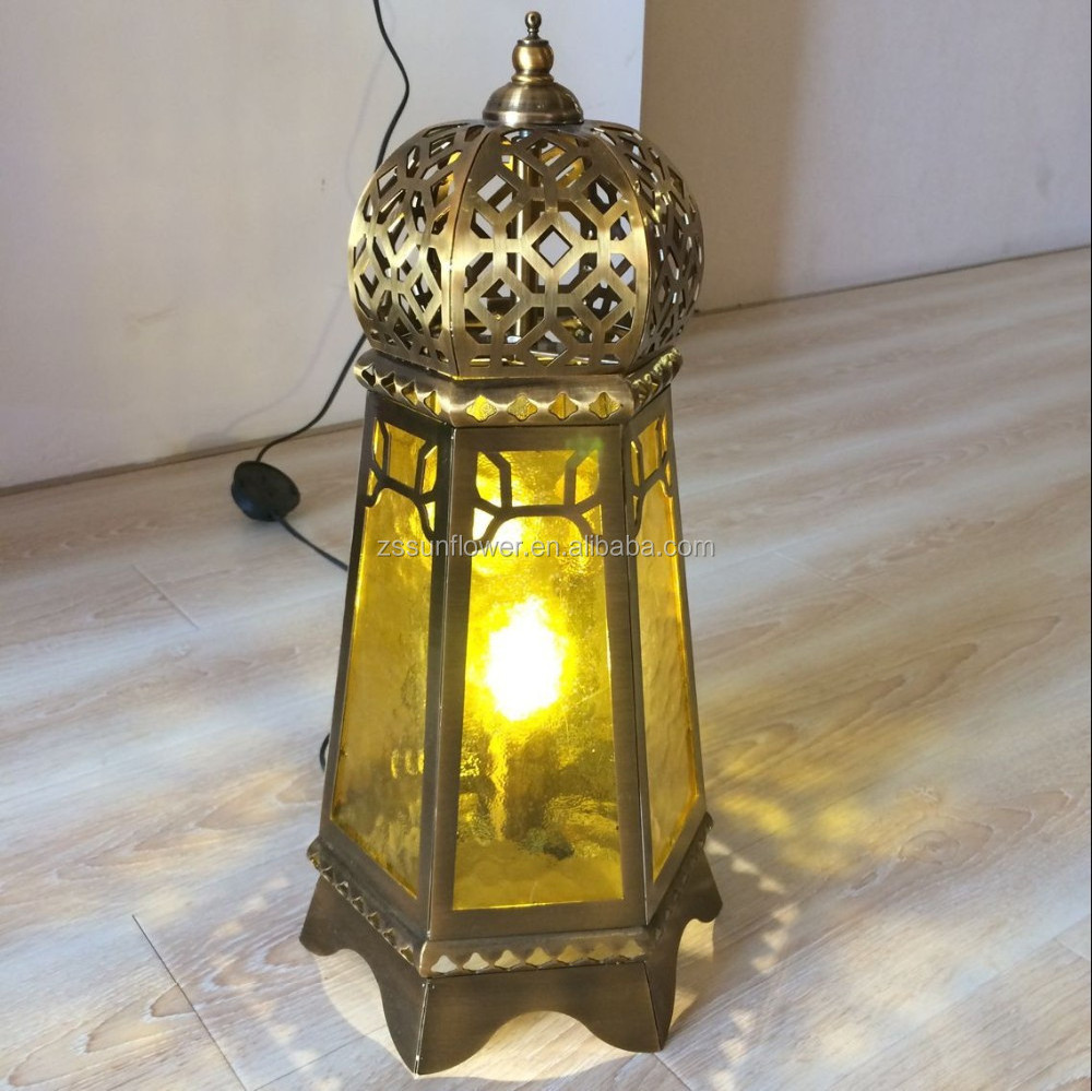 Arabic style lantern table lamp muslim decoration floor lamp