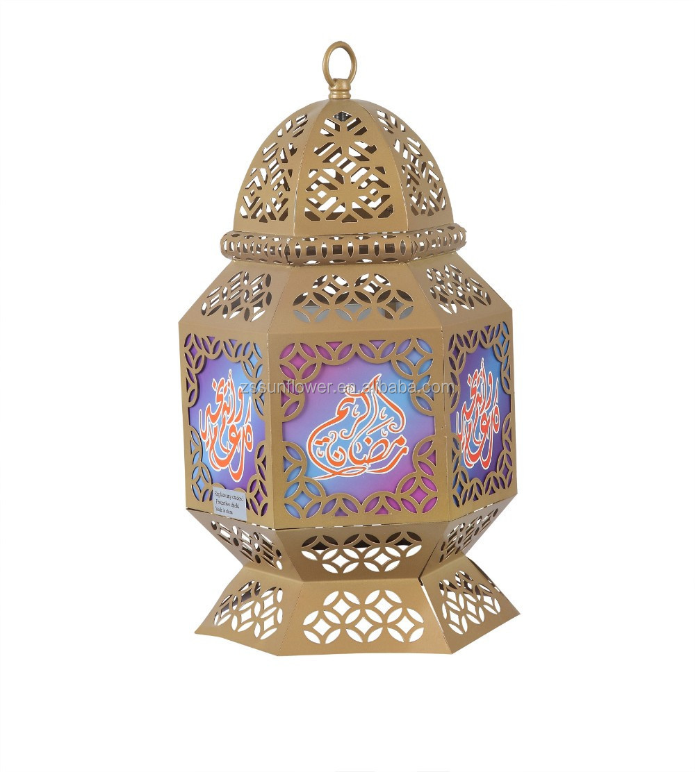 Ramadan cheap iron candle holder for mosque decoration