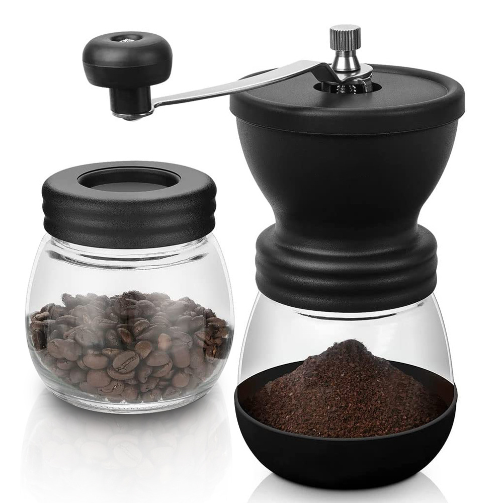 Espresso Portable Professional Burr Stainless Steel Hand Bean Manual Coffee Grinder