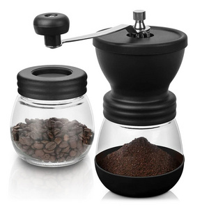 Portable Stainless Steel Burr Professional Hand Bean Manual Coffee Grinder