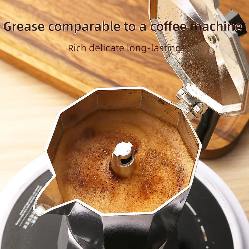 3/6/9/12 cups High Quality Aluminum Italian Cafetera Coffee Espresso Maker Moka Pots