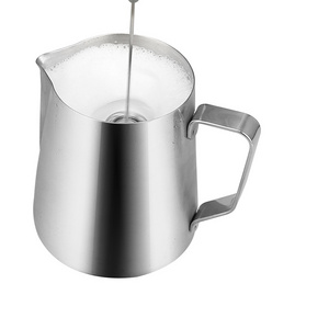 Measurement Mark Frothing Pitcher Coffee Tools Stainless Steel Milk Jug