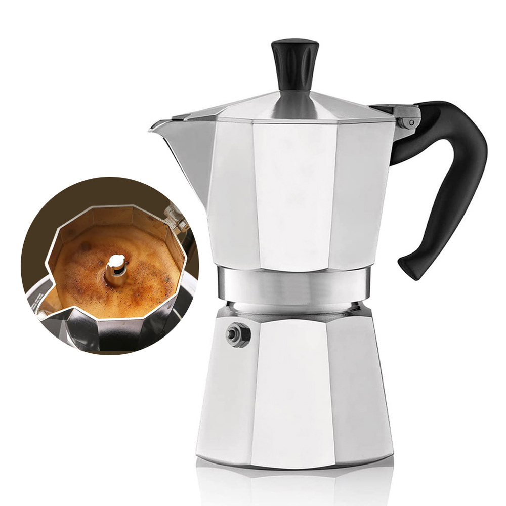 Classic Home Camping Italian Type Moka Pot 3/6/9/12 Cup Coffee Stovetop Espresso Maker