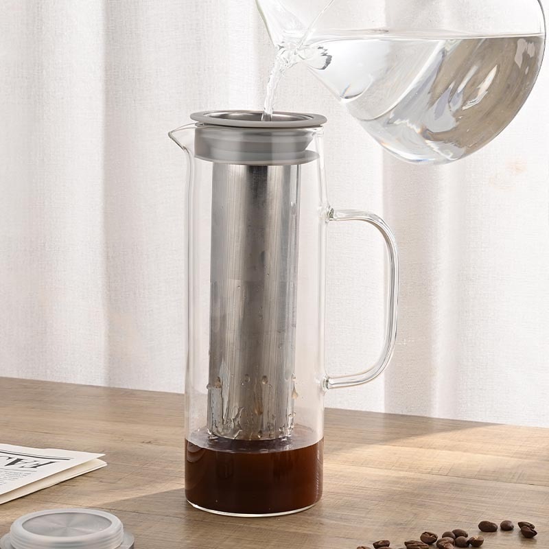 Handmade Pour Over High Quality Modern Style Portable Cold Brew Coffee Maker With Extra Filters