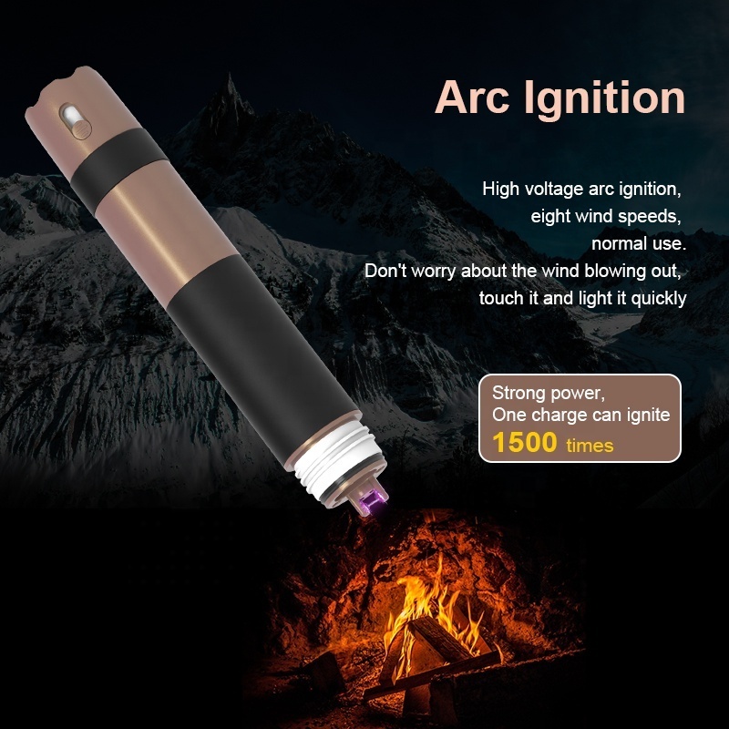 wholesale camping and hiking gear survival multifunctional tools outdoor power bank fire starter sticks