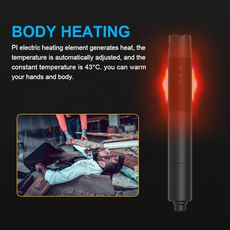 New rechargeable electric heaters multi functional heating energy storage emergency rod usb battery powered outdoor heaters