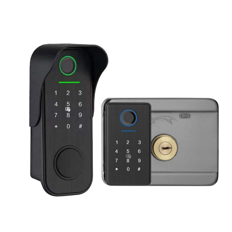 Smart Fingerprint Lock Wifi Smart Digital Electronic Garden Door Lock Optional Ttlock Smart Lock Tuya App Remote Waterproof