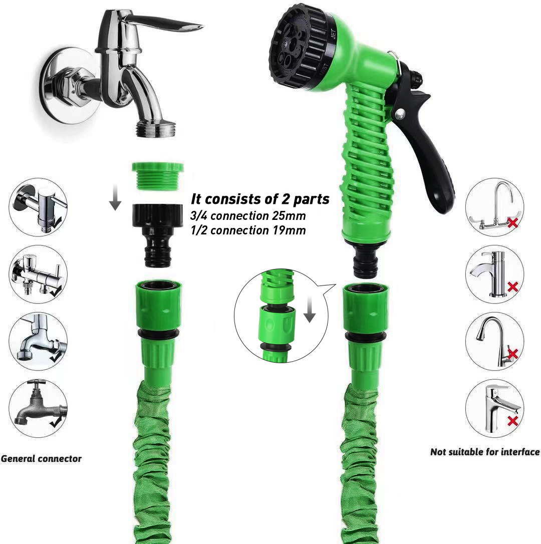 Supplier Directly Water Hose With Brass or ABS Quick Connector Low Price Garden Watering Hose Expandable Water Hose