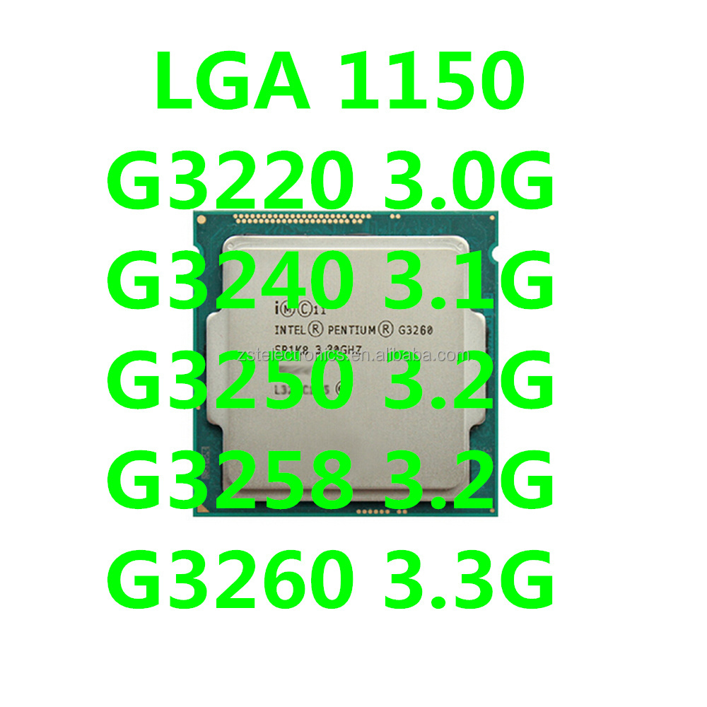 Intel i3 i5 i7 G2020/2100/3220/3240/2400/3470/2600/3250/3260 core/pentium/celeron CPU 1155/1151/1150 CPU ready stock best offer