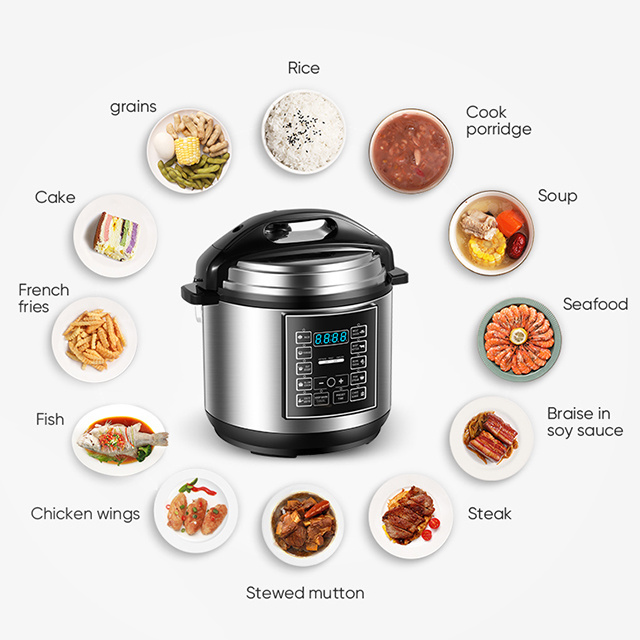 presser cooker stainless steel Multifunction Intelligent electric multifunction cooker Electric Pressure Cooker