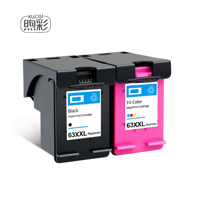 Xucai Compatible HP 63xxl 63xl 63 Ink Cartridge For Deskjet 1110 1111 1112 2130 2131 2132 2133 3630 3632 3634 Inkjet