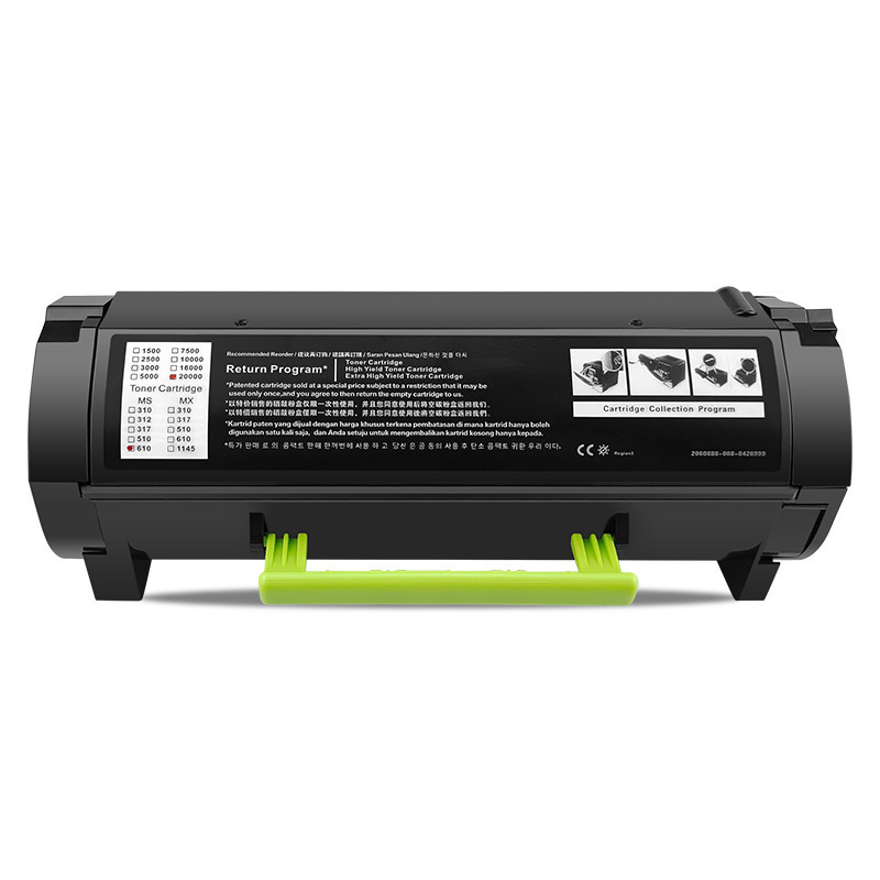 Xucai Compatible Lexmark Toner Cartridge For Imprimante 510 MS510 CX510 MS510dn MS 510 DN Printer Ink Cartridges Chip