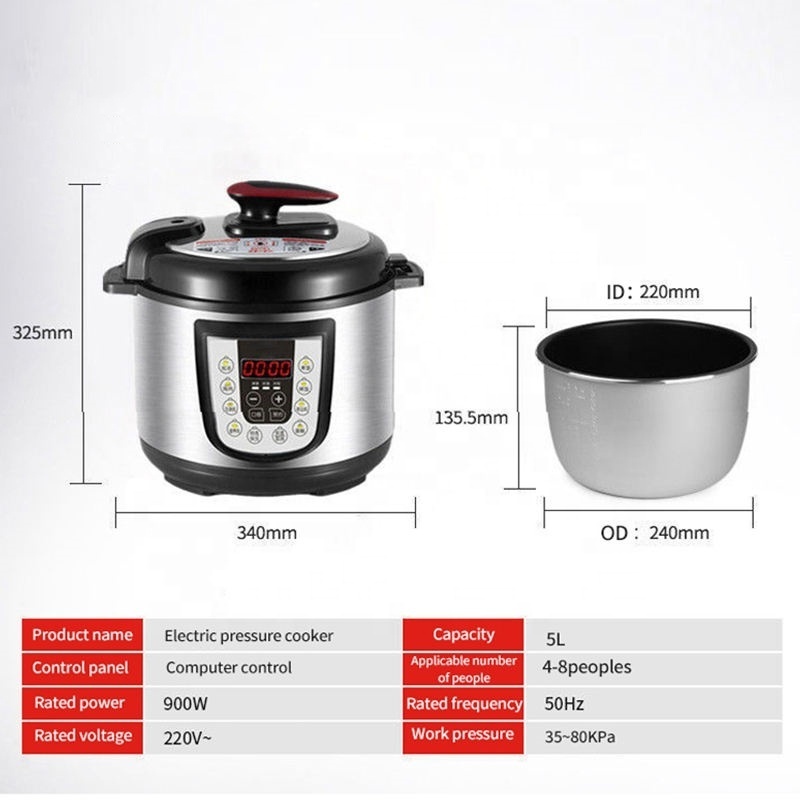 High grade commercial pressure cooker superior automatic electric pressure cooker microcomputer industrial steam pressure cooker