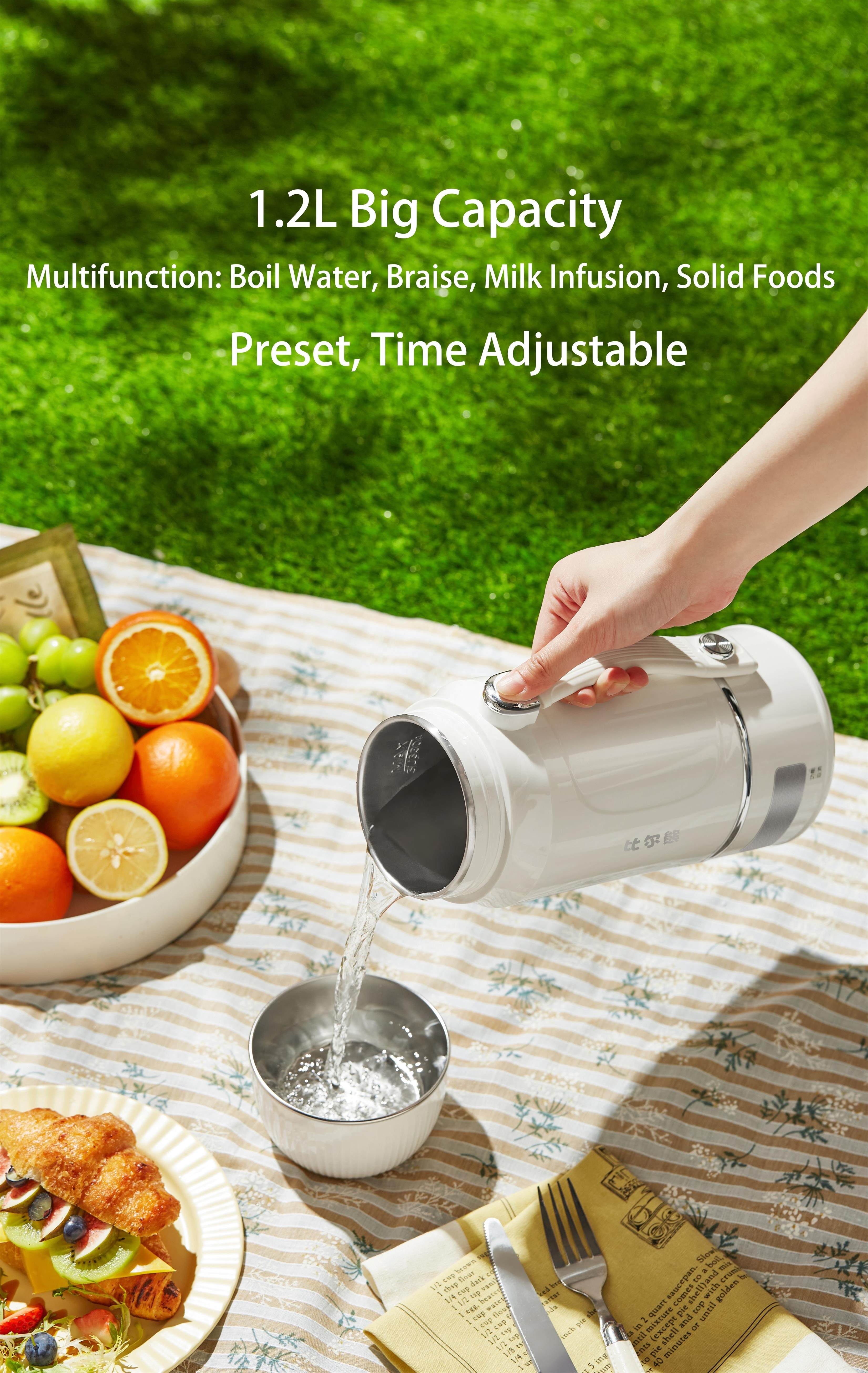 Portable Smart Kettle Electric Water Heater Travel Kettle Digital Milk Warmer Jarra Pava Electrica Tea Maker