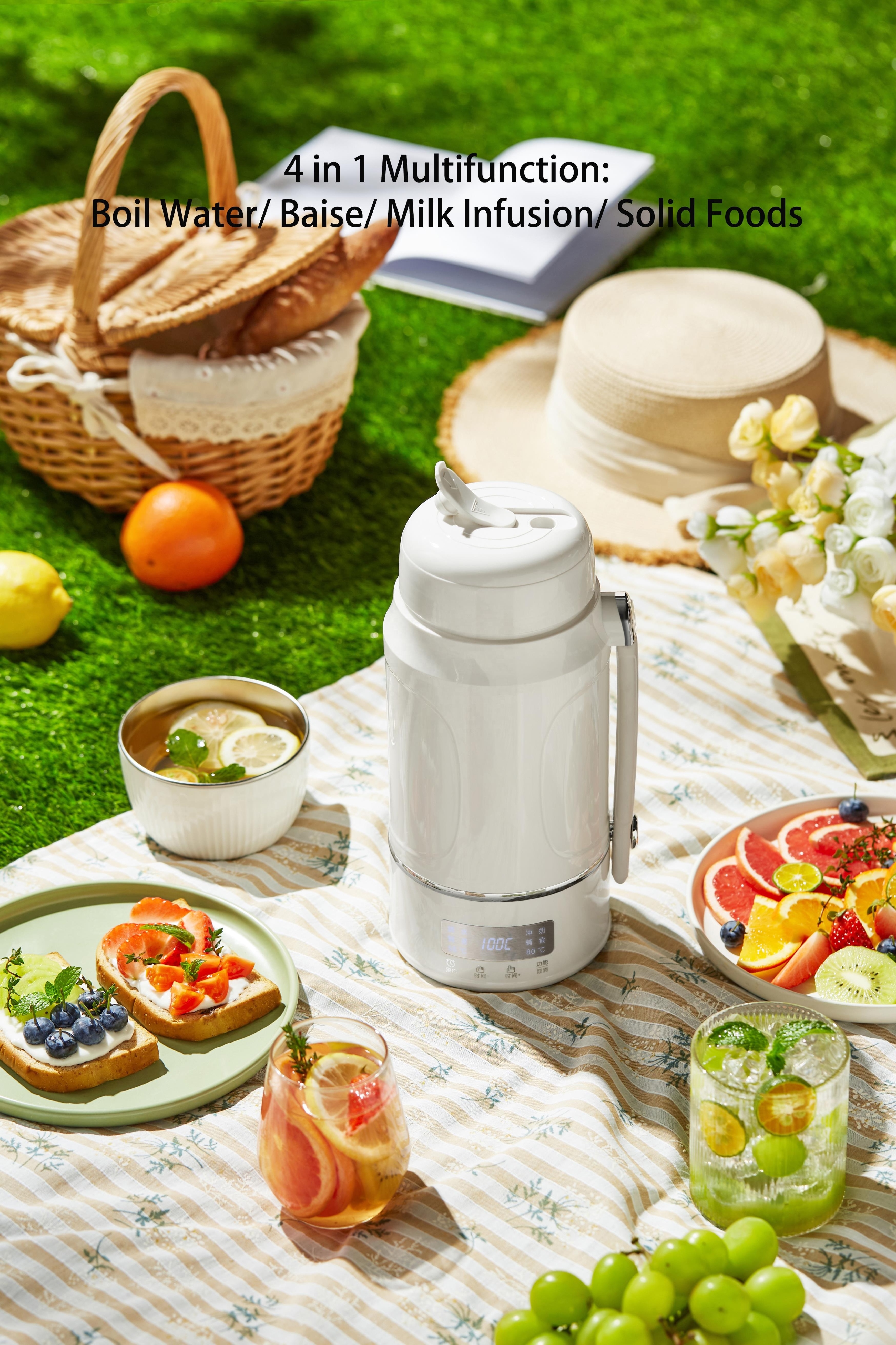 Portable Smart Kettle Electric Water Heater Travel Kettle Digital Milk Warmer Jarra Pava Electrica Tea Maker