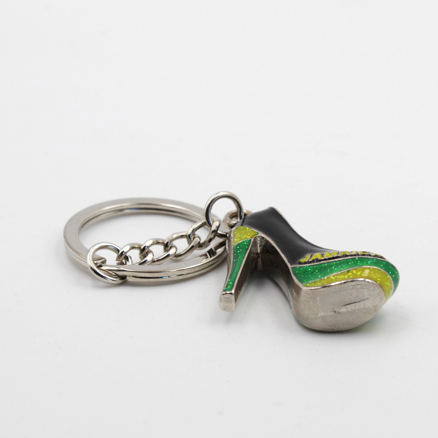 Souvenir Jamaica high-heeled Shoes Pump Keychain