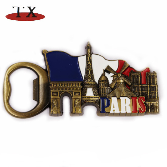 Metal Fridge Magnet For Different Countries Souvenir Gift