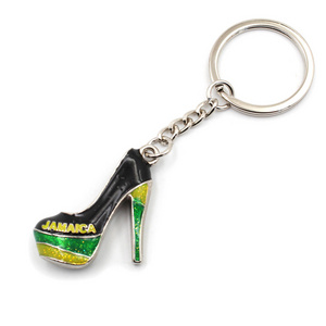 Souvenir Jamaica high-heeled Shoes Pump Keychain