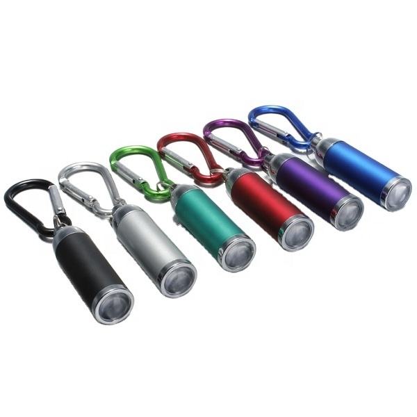 OEM keyring flashlight mini metal colorful keychain torch flexible LED gift pen light mini led keychain flashlight