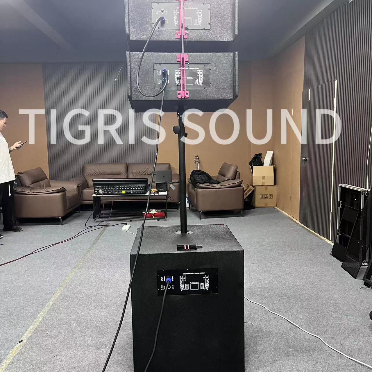 ST8 12 inch rcf speaker active line array speakers professional stage audio pa system outdoor concert dj music sound system