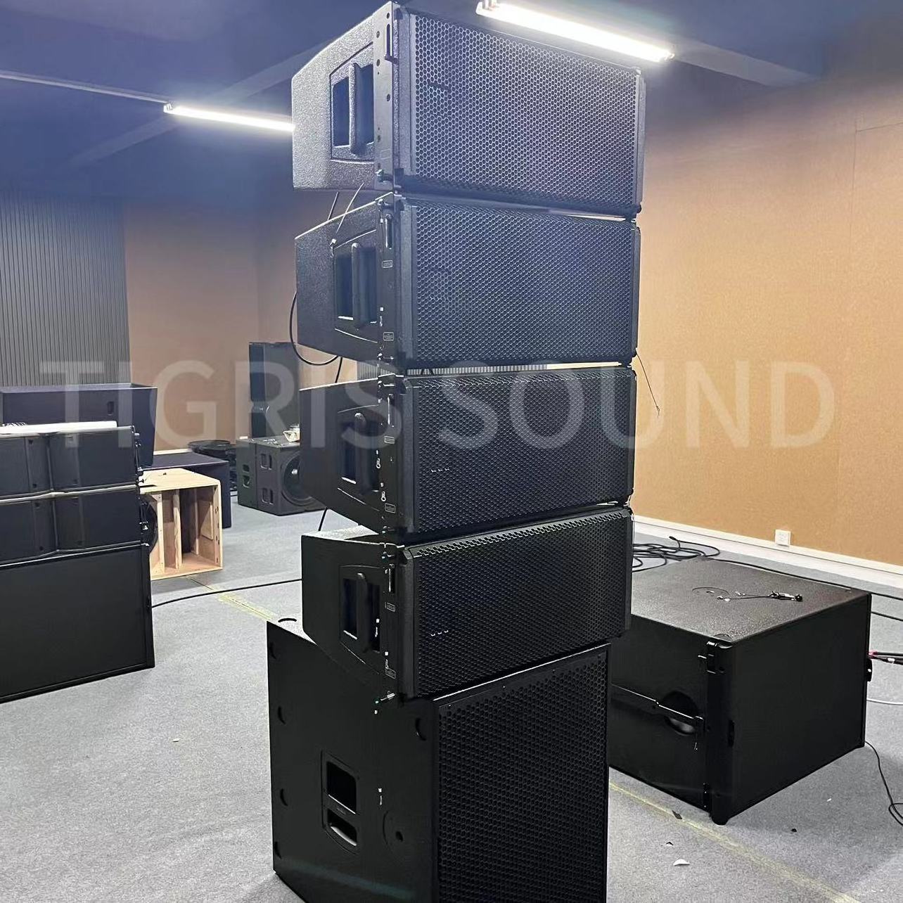 HDL 30a dual 10 inch active powered two-way line array speakers sound system stage professional audio rcf speaker