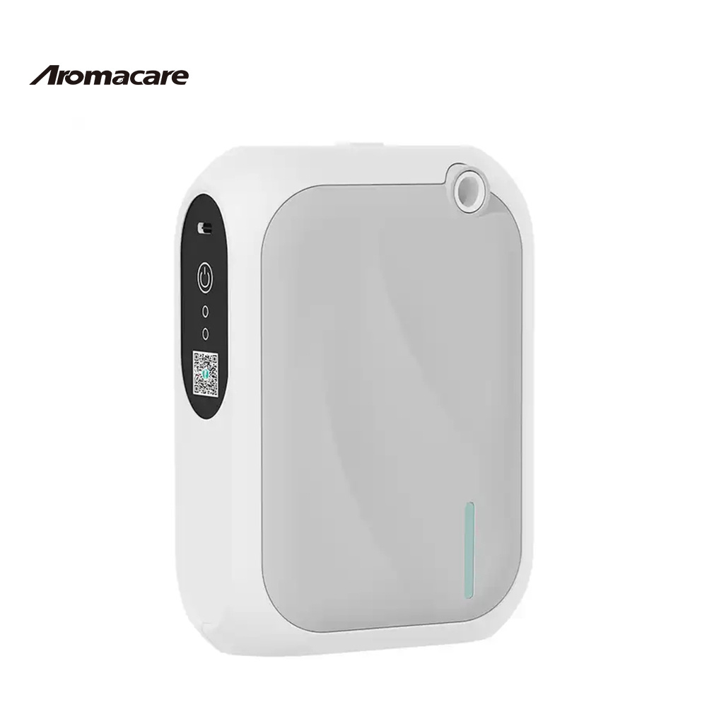 Aromacare Hotel Bathroom Wall Mounted Smart Wifi Electric Aroma Air Scent Diffuser Machine