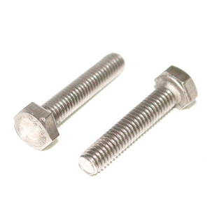 Din933 din931 stainless steel 304 316 a2-70 a4-80 hex screw hex head bolt 1/4 5/8 unc hexagon screw